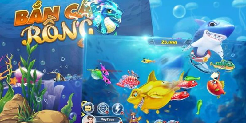 Bắn cá rồng là một trong số các dòng game được đông đảo người chơi yêu thích